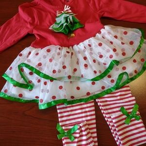 Toddler Christmas holiday outfit